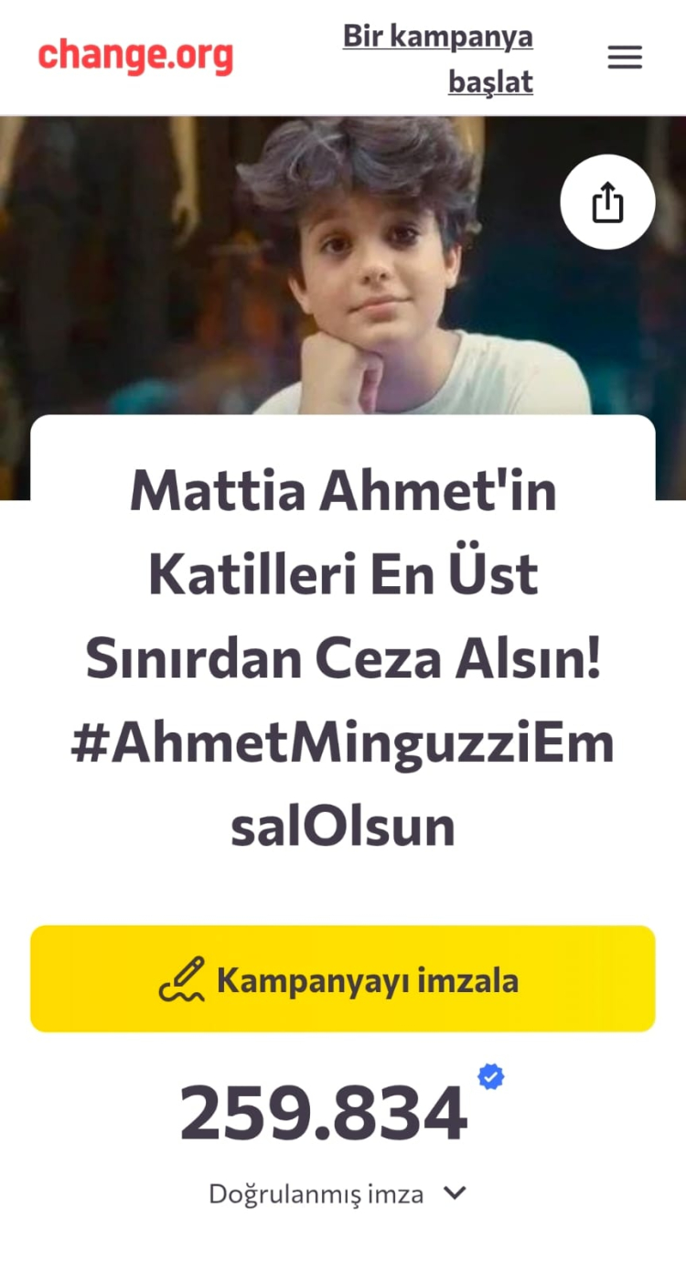 2025’te en fazla imza Mattia Ahmet için toplandı