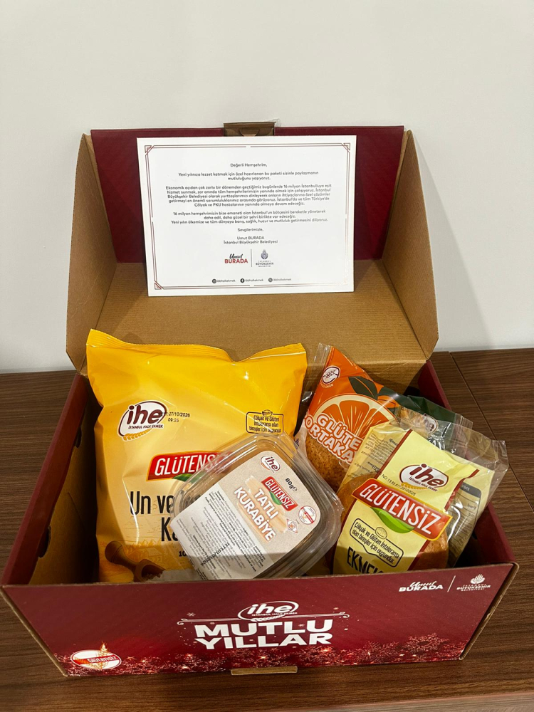 İstanbul’dan 81 ilde 5 bin kişiye glütensiz hediye