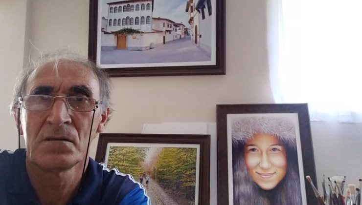 Bilecik’te 72 yaşındaki ressam 55 Yıldır Fırçasıyla Hayata Renk Katıyor