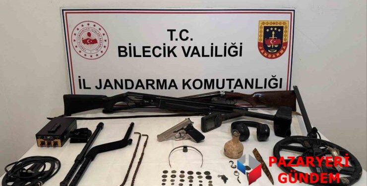 Bilecik’te Anadolu Mirası” Operasyonu: Tarihi Eserler ve Silahlar Ele Geçirildi